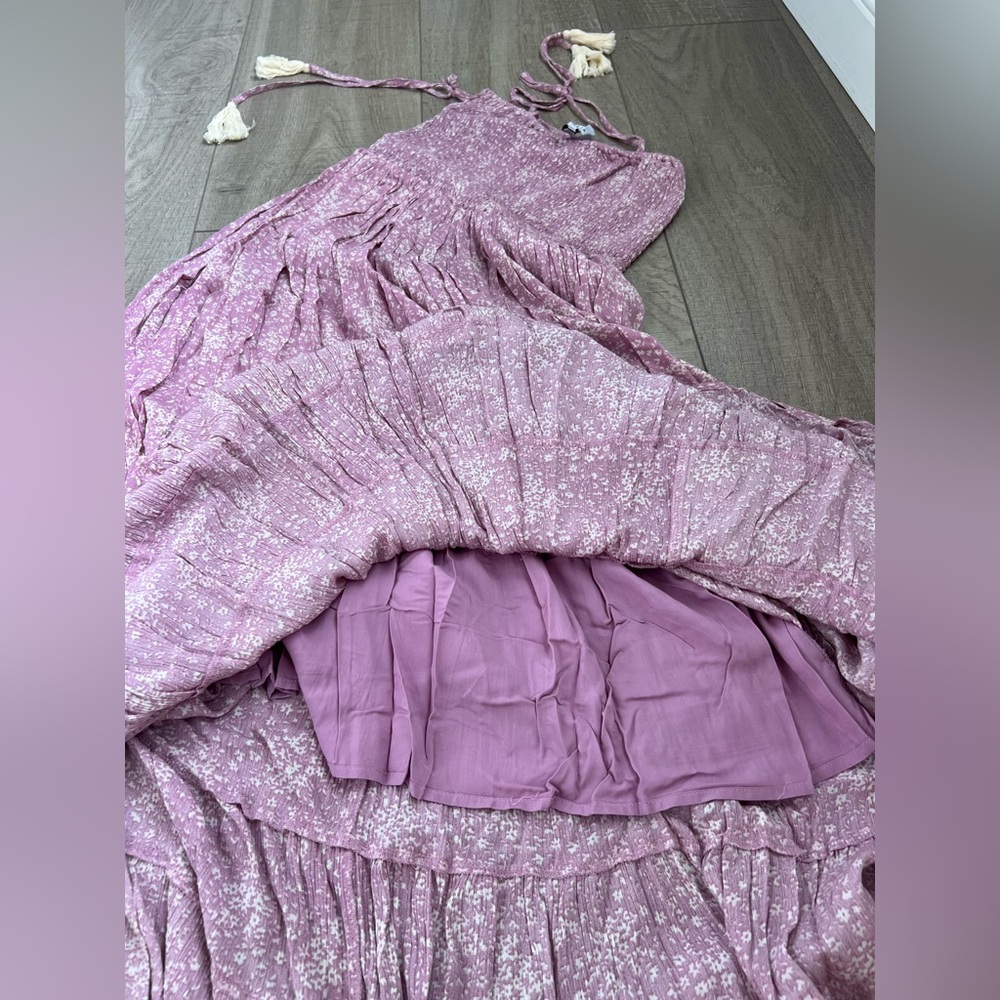 Vici Pink Lavender Floral Maxi Dress - Picture 6 of 11
